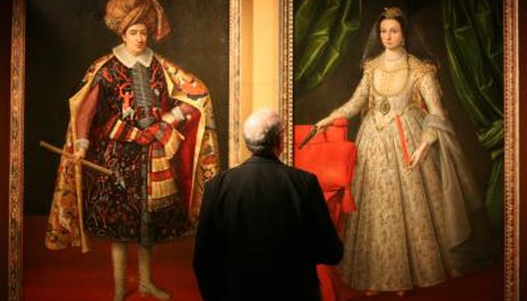 Shahs and emperors, such as the one in this painting, ruled Iran for hundreds of years before the revolution in 1979.