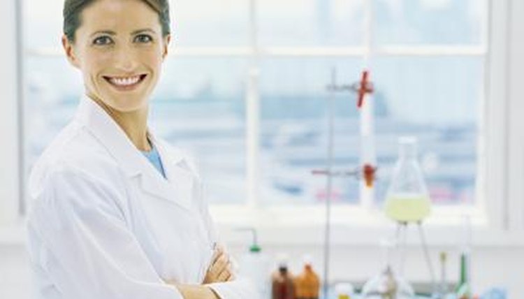 Female scientist