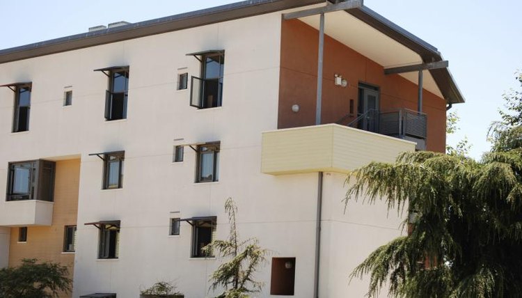 University of Santa Barbara housing building.