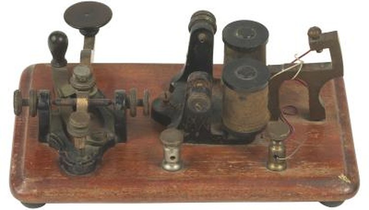 Older electronic systems used pulses of electricity to express alphanumeric characters.