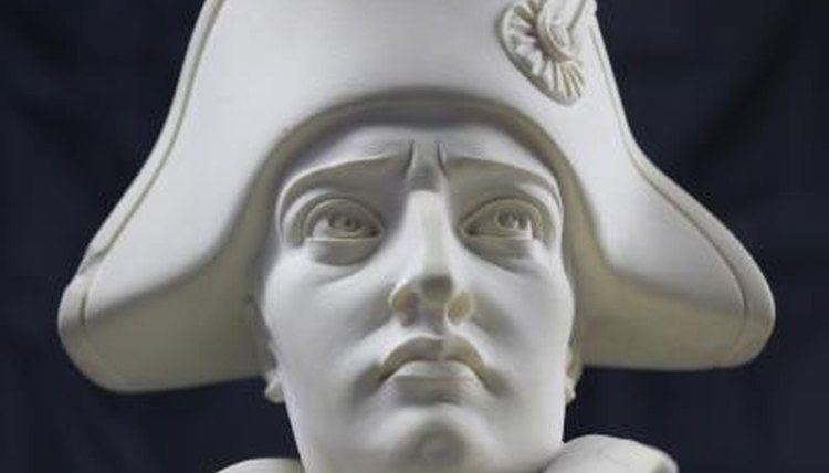 Portrait of Napoleon Bonaparte.