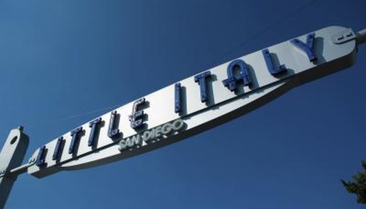 San Diego's Little Italy.