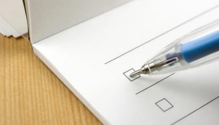 Create a checklist or spreadsheet.