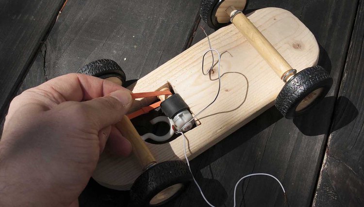 battery powered car track