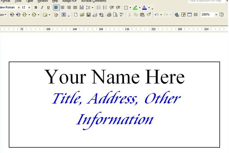 Cómo hacer sellos personalizados en Microsoft Word