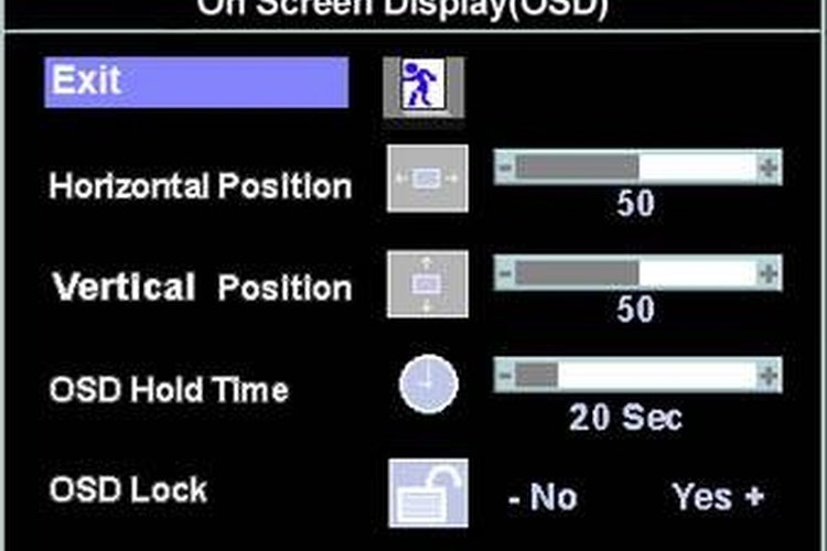Cómo arreglar la pantalla del bloqueo OSD en un monitor de computadora