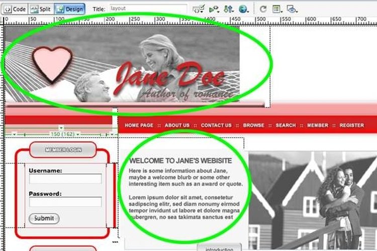 Cómo utilizar una plantilla de diseño descargada