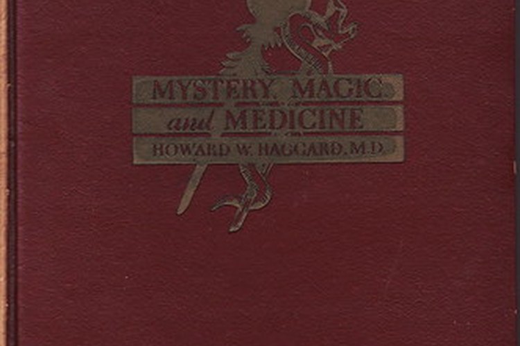 Viejo texto médico.