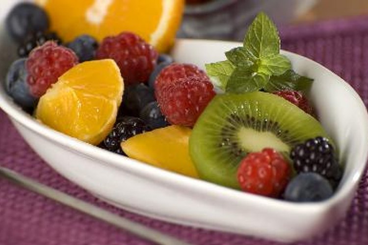 Muchas frutas frescas contienen altos niveles de sacarosa.