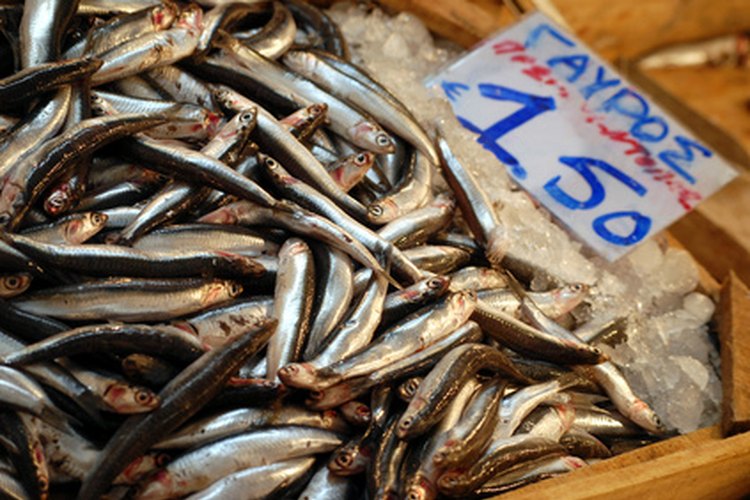 Las anchoas, las sardinas y las huevas de pescado son alimentos ricos en purina.