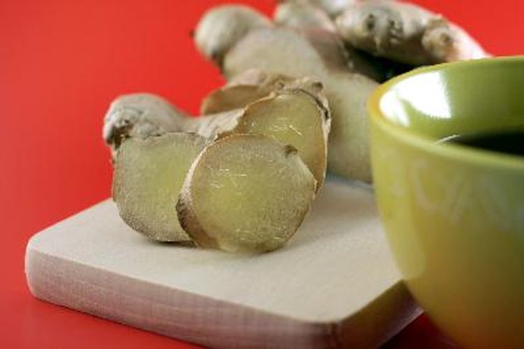 El té de jengibre puede ser usado para tratar los síntomas de acidez.