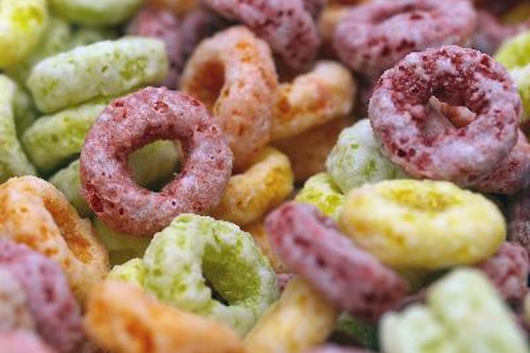 Muchos productos envasados, como el cereal, contienen azúcar agregada en exceso.