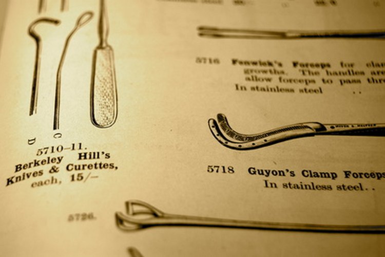 Obtén algo de conocimiento de la terminología médica utilizada en la cirugía.