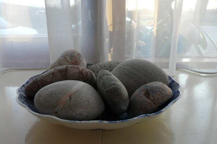 Las piedras grandes y lisas son mejores para los masajes.
