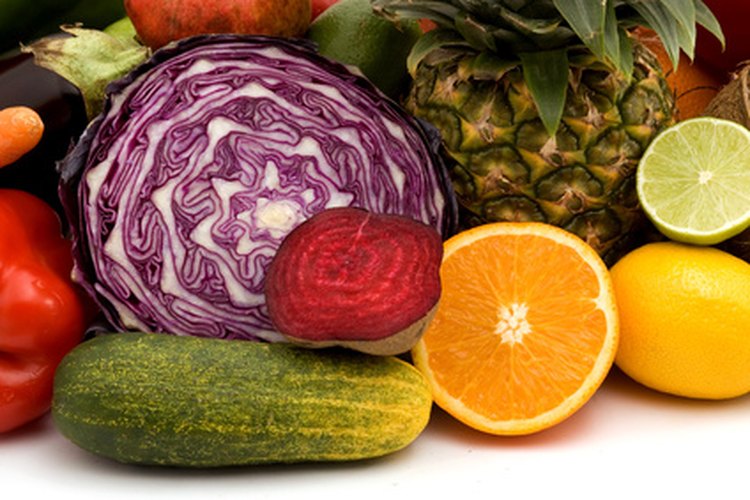 La inclusión de una variedad de frutas y verduras proporciona la máxima nutrición.