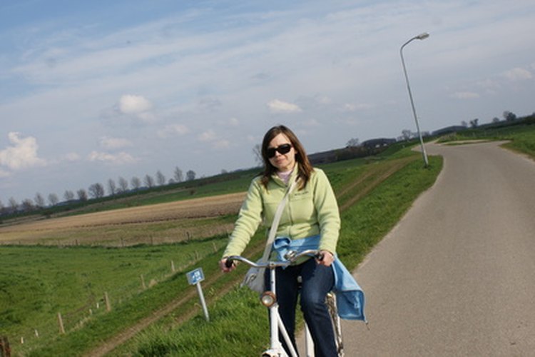 Para andar bajo techo las bicicletas