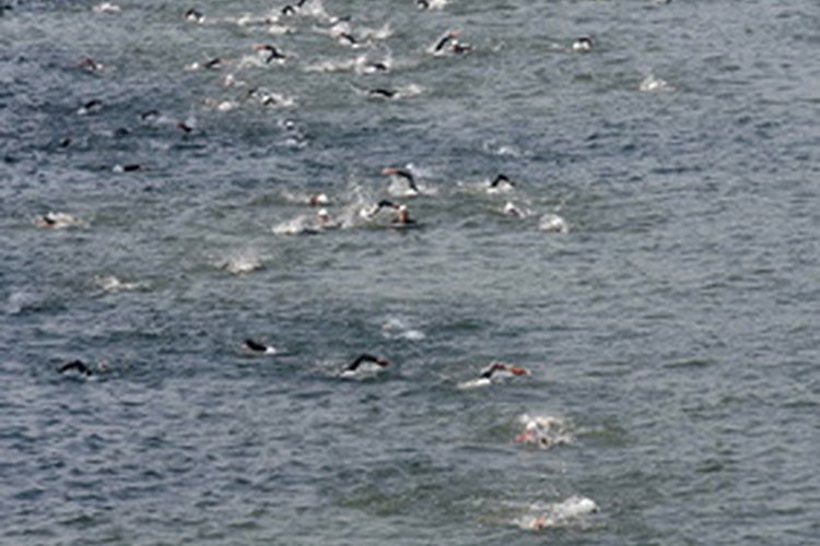 La natación es el inicio de triatlón.