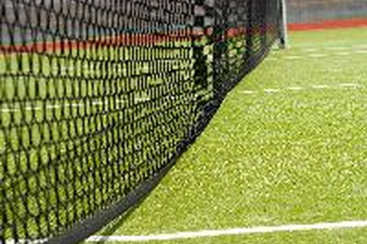 Haz tu propia cancha de tennis de césped.