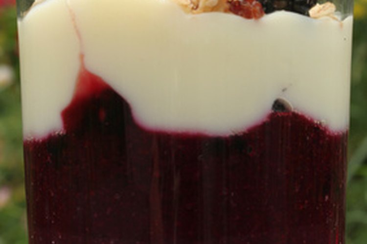 Algunos postres a base de leche, como el pudín, a menudo contienen alginato de sodio.