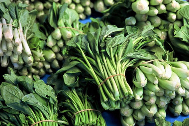 Los vegetales de hojas verdes tienen altas cantidades de antioxidantes.