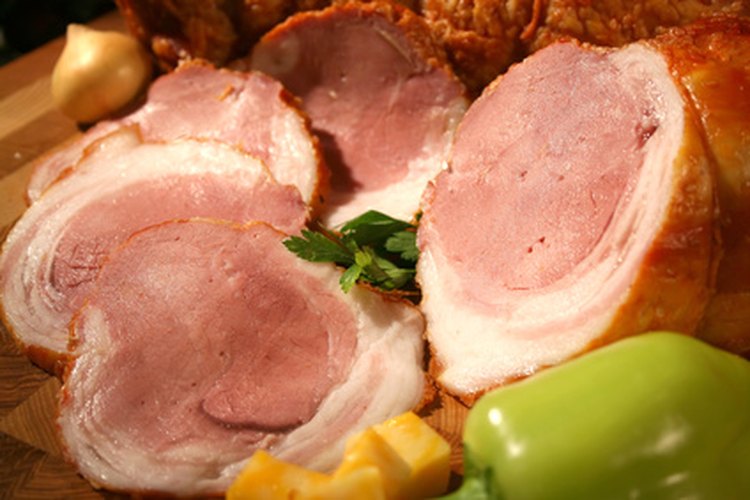 El jamón es un ejemplo de carne alta en potasio.