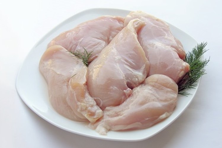 Las pechugas de pollo tienen menos grasa.