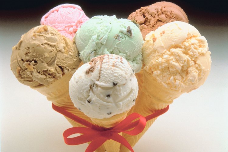 Las calorías en el helado van de 90 a casi 300.