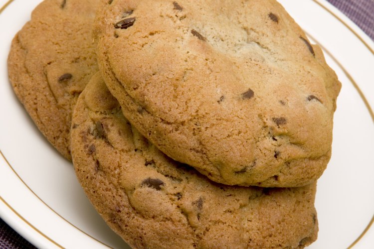 Las galletas infladas tienen una textura similar a la de un pastel.