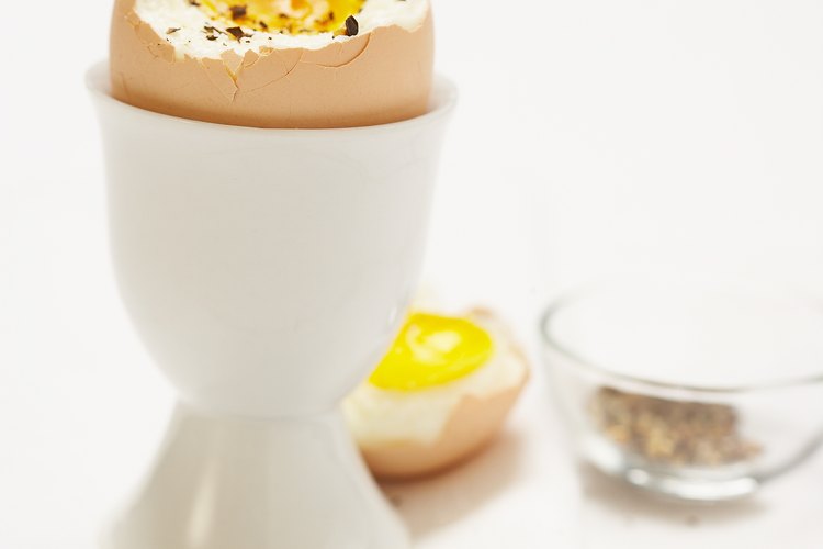 Los huevos duros proporcionan luteína y hierro.