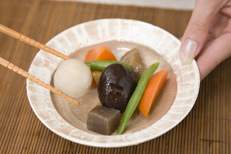 Los vegetales ricos en antioxidantes son un básico en la dieta de Okinawa.