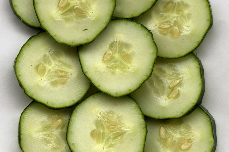 Los pepinos ayudan en una dieta para controlar los triglicéridos.