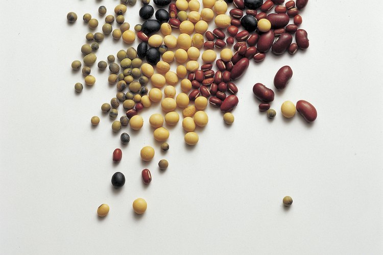 Los frijoles y los guisantes tienen buenas cantidades de hierro.