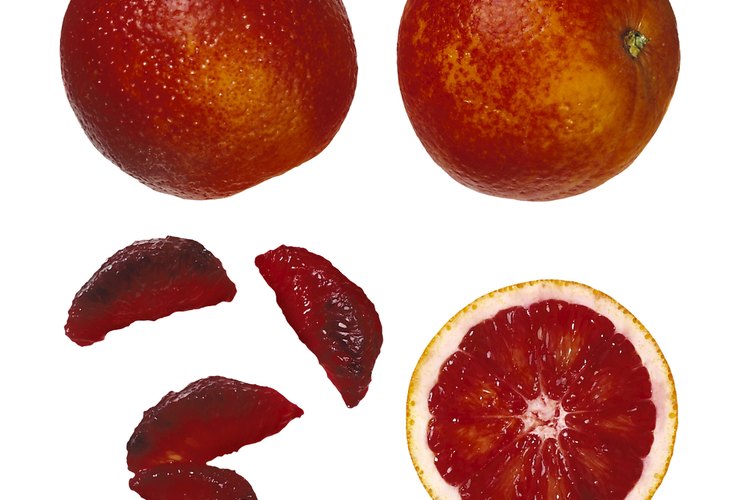 Las naranjas de sangre son similares a las naranjas comunes pero son menos ácidas.