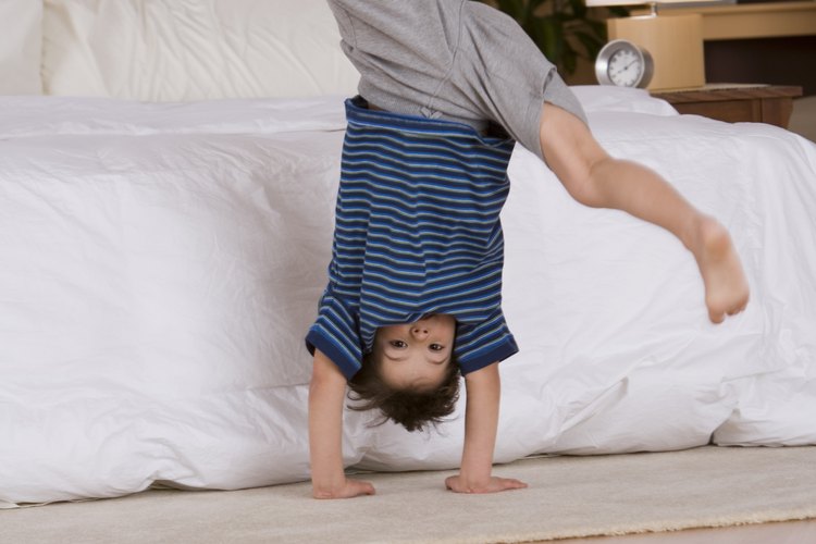 La vertical de tu hijo, en realidad es un giro frontal.
