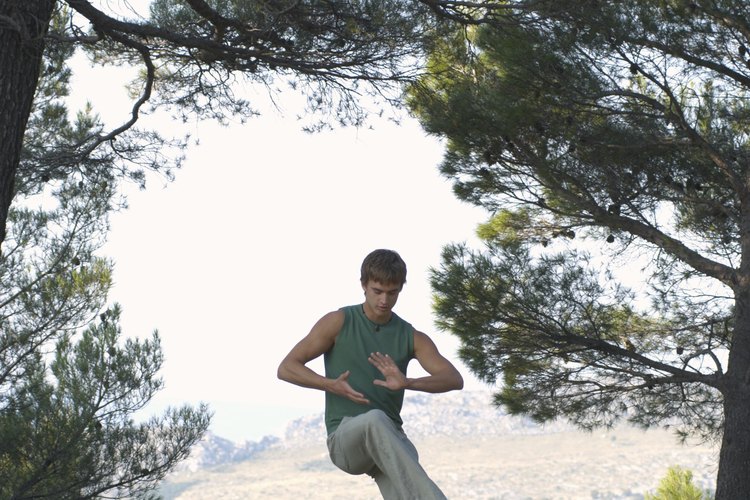 El tai chi requiere concentración y control.