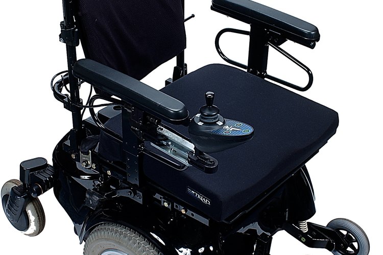 Silla de ruedas eléctrica.