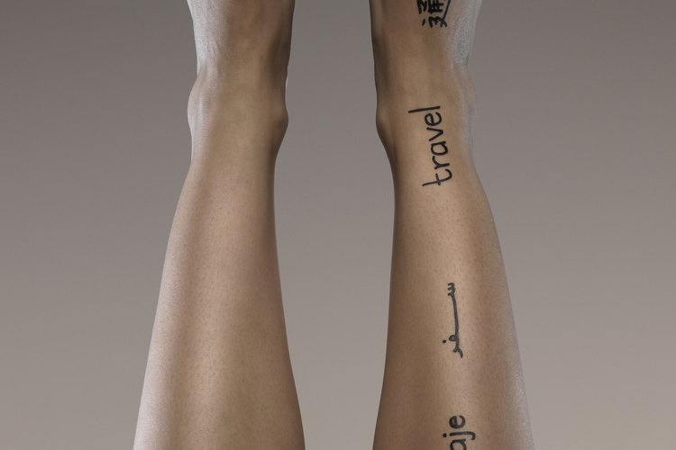 Puedes experimentar con varios tatuajes temporales.