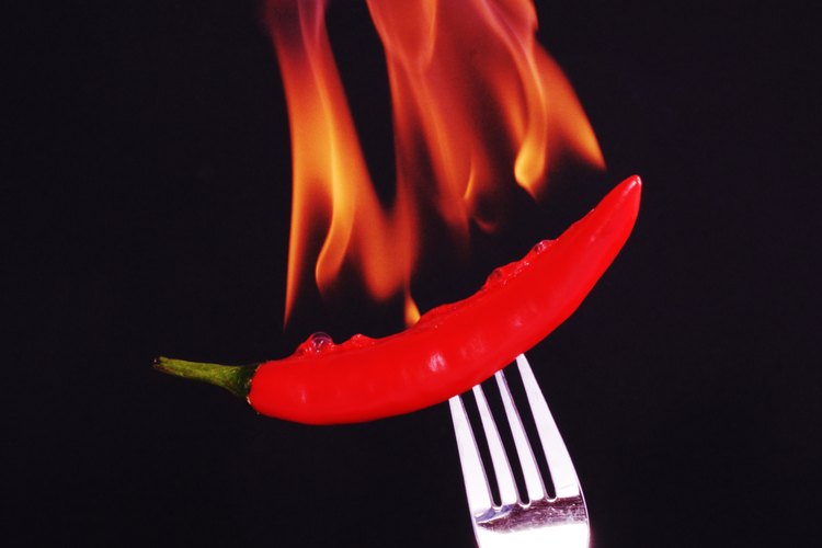La capsaicina de los chiles puede provocar quemaduras importantes.