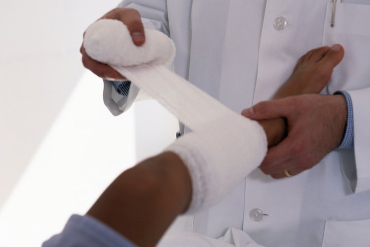 Las heridas drenan para eliminar el pus y la sangre.