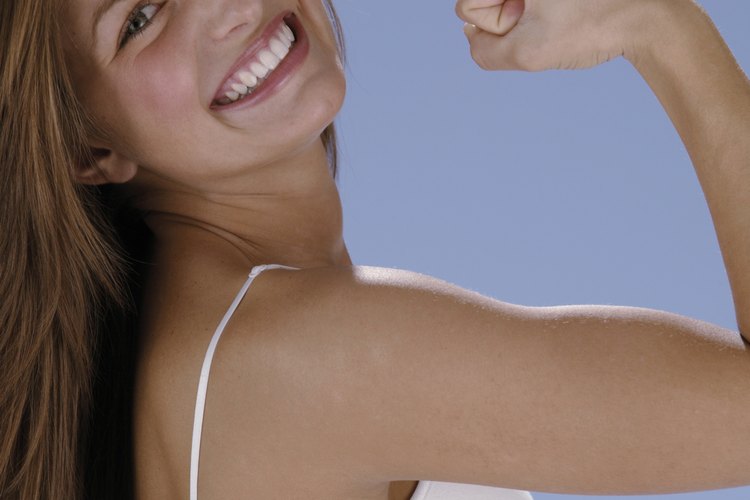 Los Magic Circles de Pilates te ayudan a fortalecer los músculos del brazo.