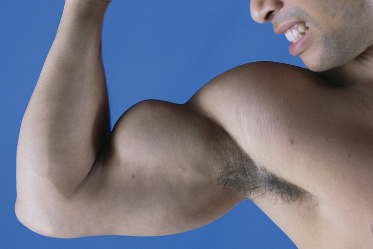 Aumenta la masa muscular de tus brazos con ejercicios con mancuernas.