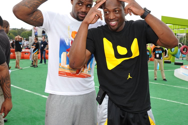 Las estrellas de NBA como Lebron James y Dwayne Wade confían en la fuerza superior de su cuerpo.