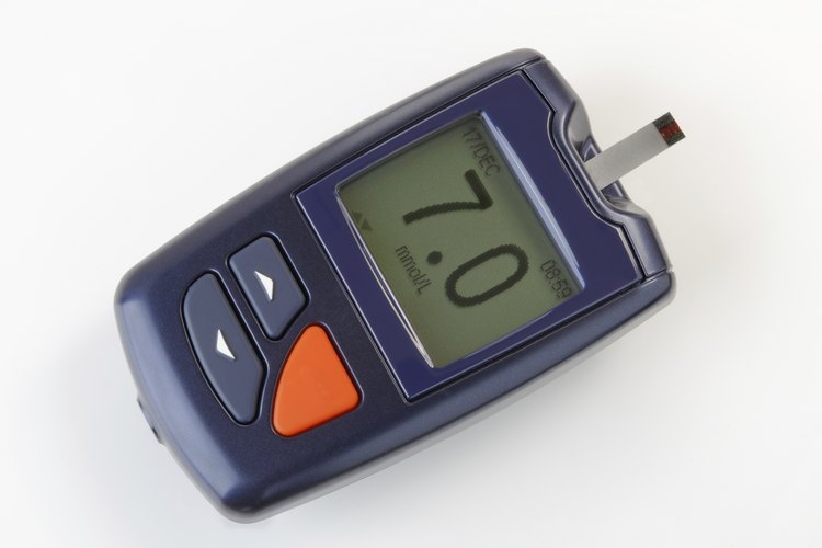 Monitor de glucosa en sangre.