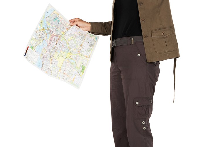 Un navegador GPS no permite que los viajeros se pierdan.