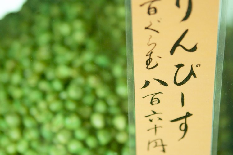Los guisantes de wasabi son una buena fuente de proteína.