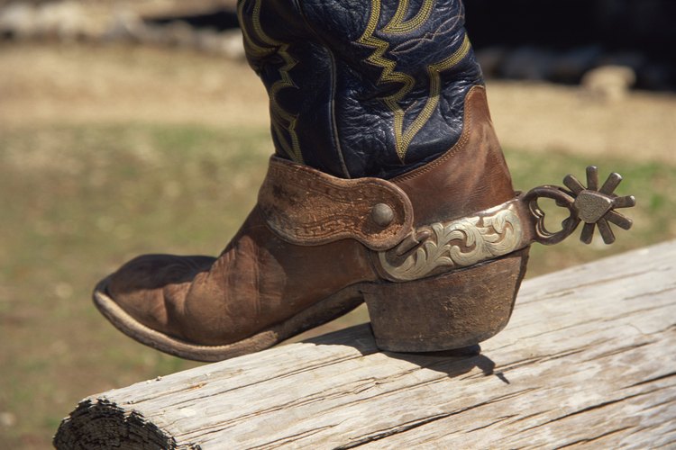 New Set Of Western Spurs With Spur Straps 