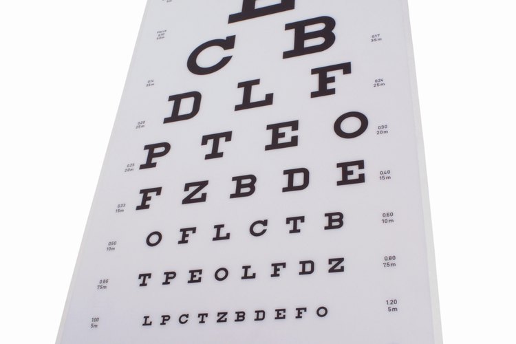 La tabla de Snellen te ayudará a determinar tu agudeza visual.