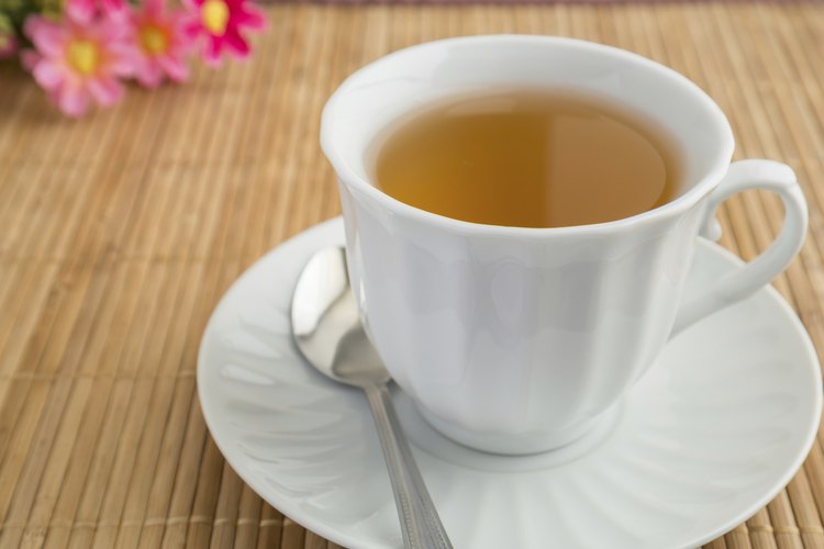 Taza de té de hierbas.