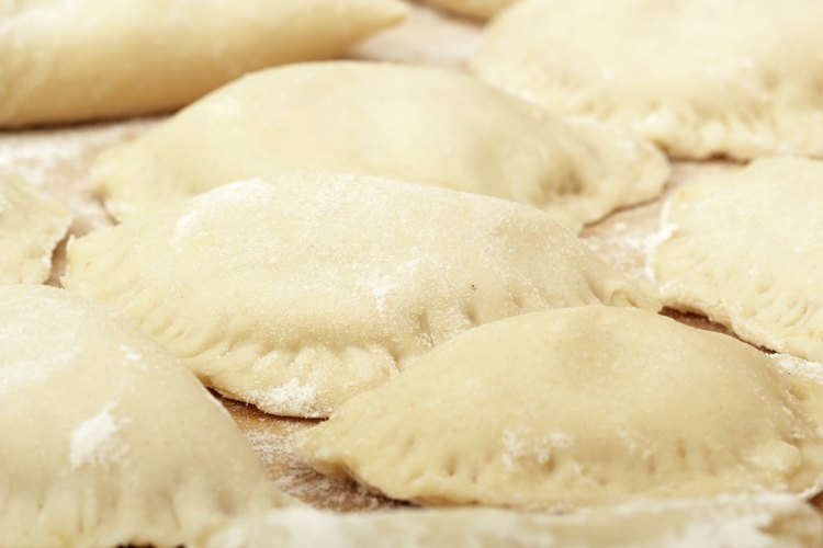 Pierogis de papa y queso.