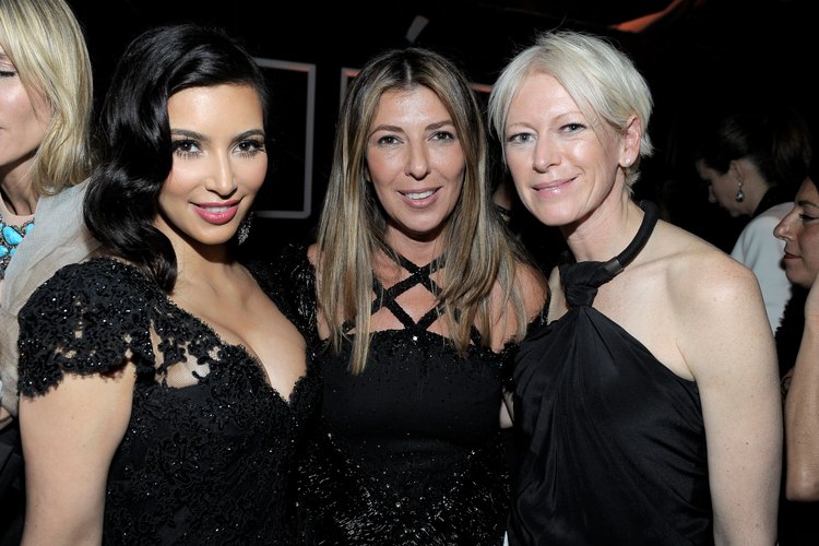 La estrella Kim Kardashian, la directora de moda Nina García y la editora a cargo de